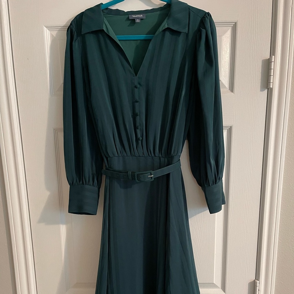 ModCloth Striped Dress w/ Belt